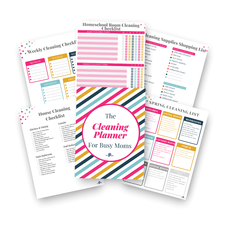 Cleaning planner for busy moms ad