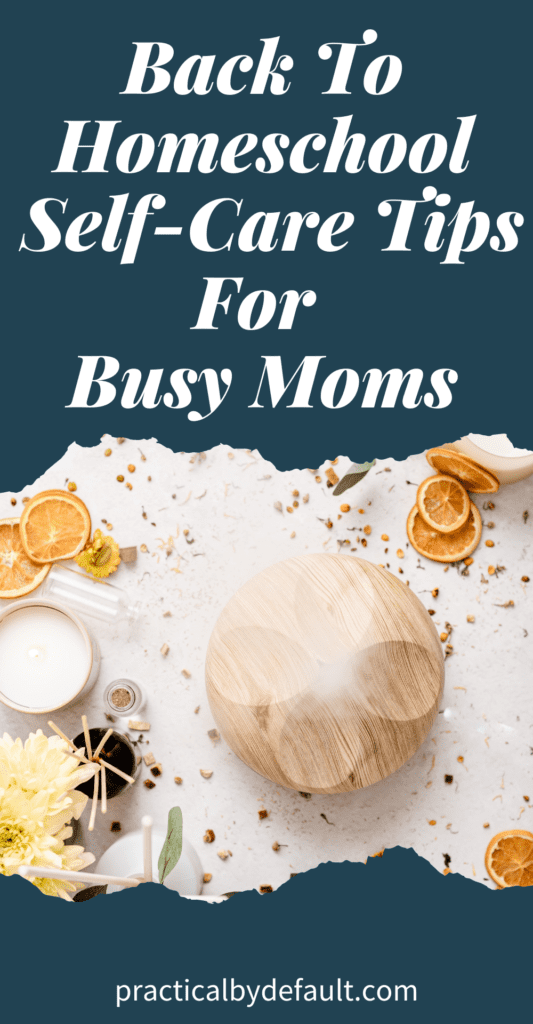 Text back to homeschool self care tips for busy moms 