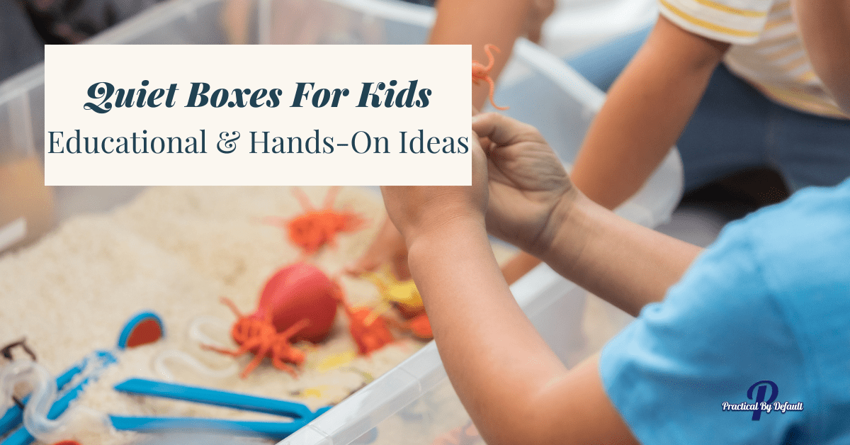 Quiet Boxes For Kids: 30 Educational & Hands-On Ideas