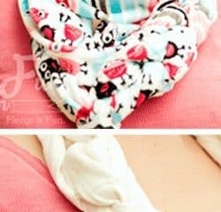 scarf on woman