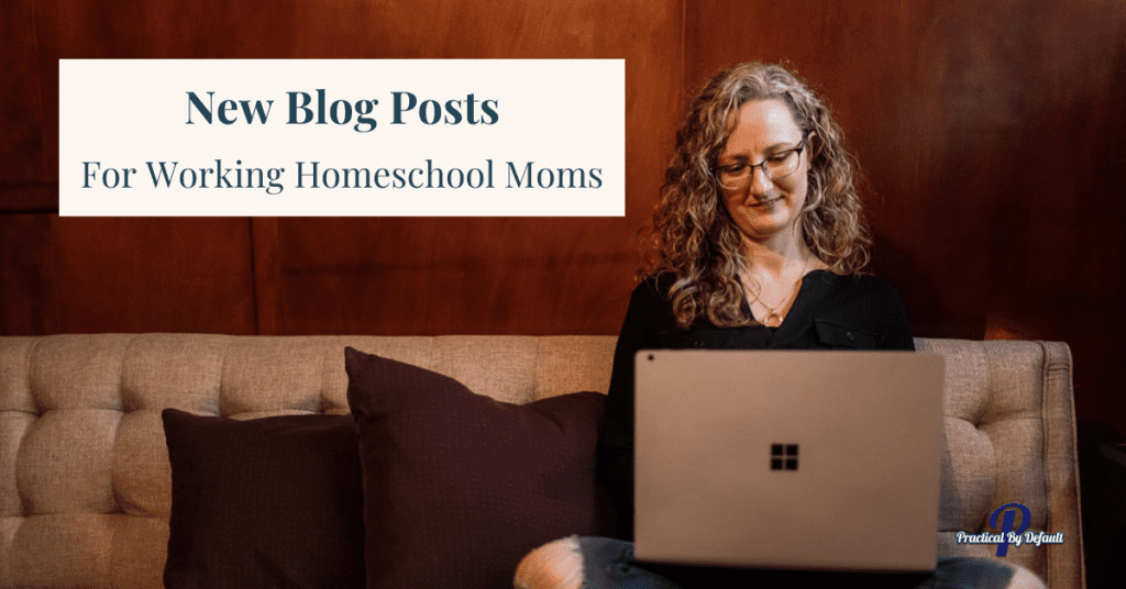 New Blog Post Graphic for Working Homeschool Moms