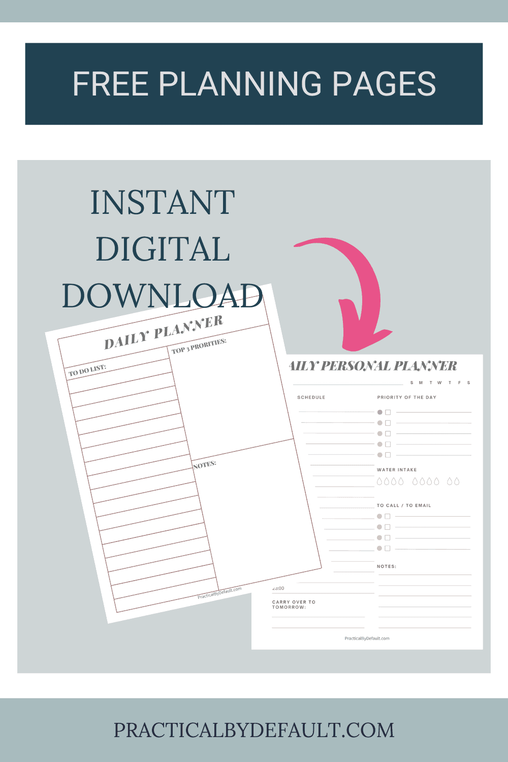 Free Planning Pages