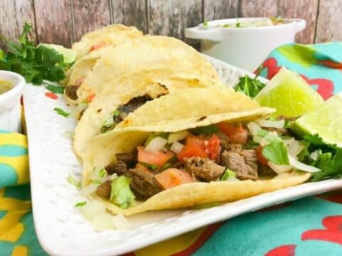 tacos on a plate