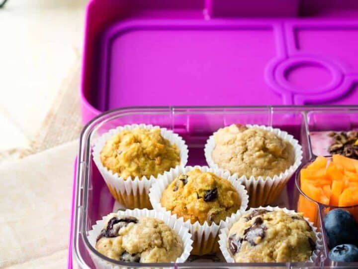 muffins in a lunch box
