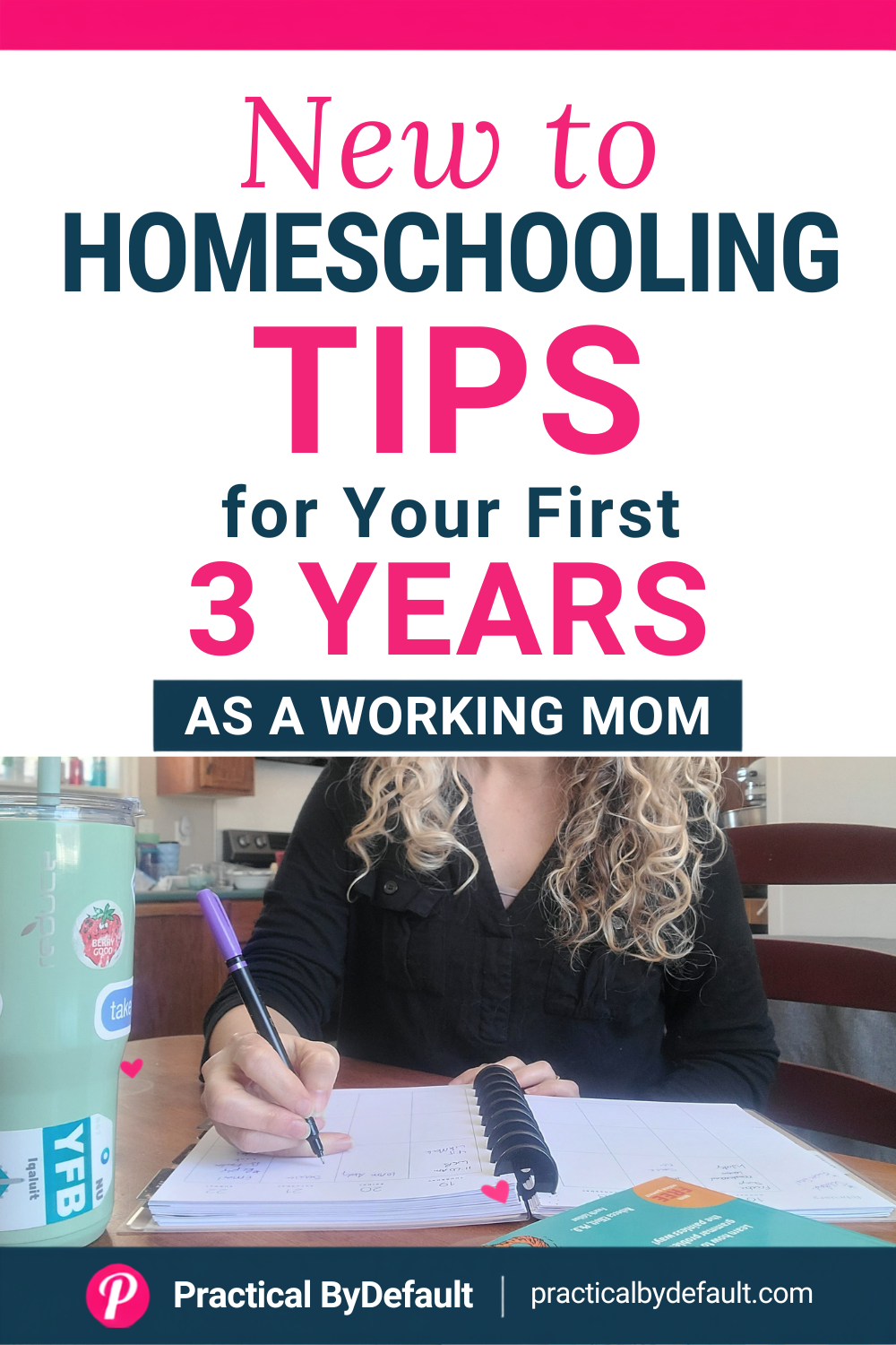 Pin image for New To Homeschooling Tips For Your First 3 years as a working homeschool mom